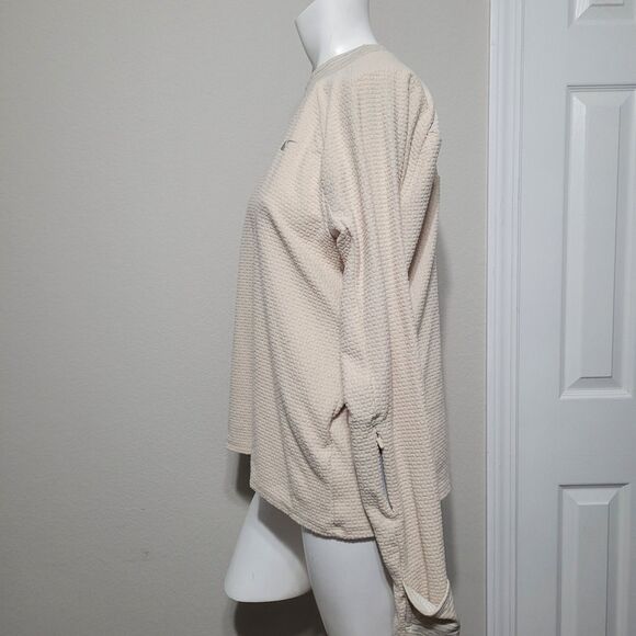 Nike Dri-Fit Large Thermal Top knit soft texture pocket bags hand Next Run - Picture 3 of 14